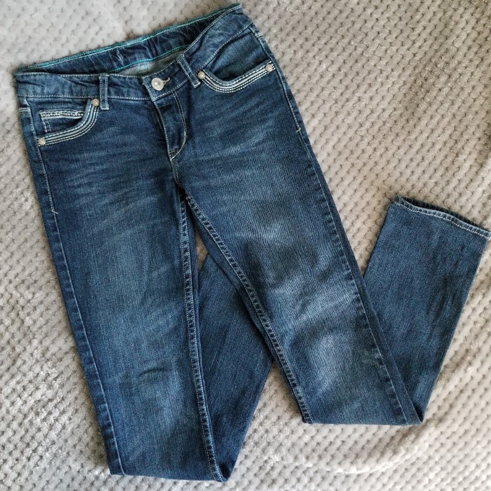 Girls Levi's Jeans Rhinestone Studded Accent Sz 12